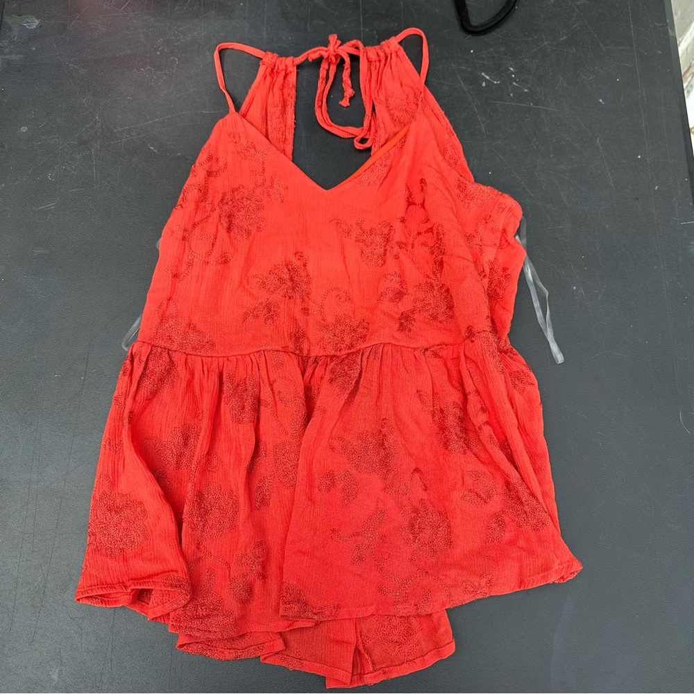 Daytrip Dark Orange/Red TankTop Blouse